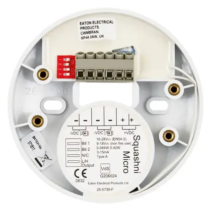 Eaton 587001FULL-0108X Squashni Beyaz Gövde Sirenli / Flaşörlü Dedektör Tabanı