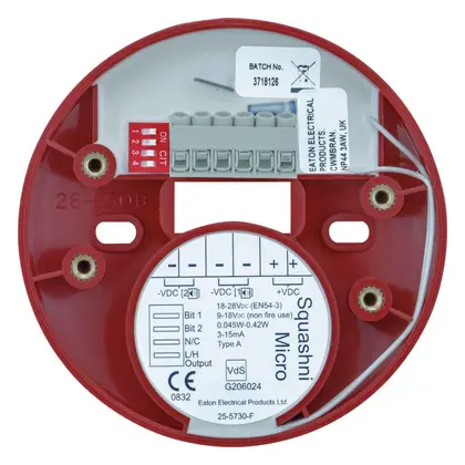 Eaton 587002FULL-0109X Squashni Kırmızı Gövde Yangın Sireni
