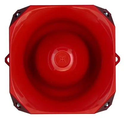 Eaton 7042134FUL-0023 Asserta 115/230 VAC Kırmızı Gövde Yangın Sireni