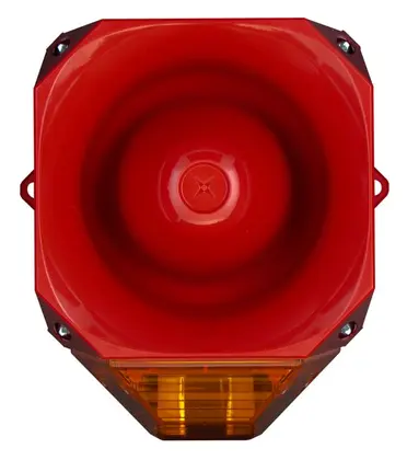 Eaton 7092266FUL-0142 Asserta 115Vac Gri Amber Lens Yangın Sireni / Flaşör
