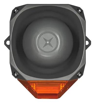 Eaton 7092270FUL-0147 Asserta 9-60VDC IP66 Gri Amber Lens Yangın Sireni