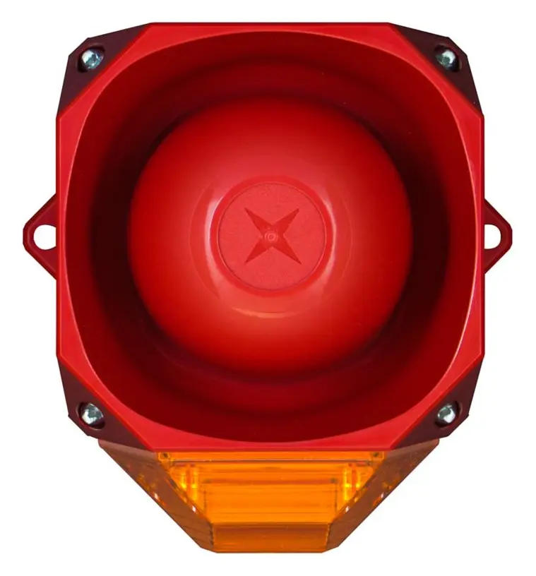 Eaton 7092278FUL-0166 Asserta 115/230V AC Amber Lens Yangın Sireni / Flaşör