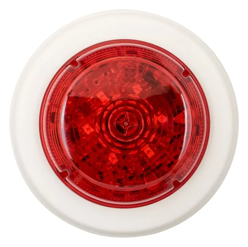 Eaton 811016FULL-0010 Solista Kırmızı Lens Beyaz Gövde Yangın Flaşörü