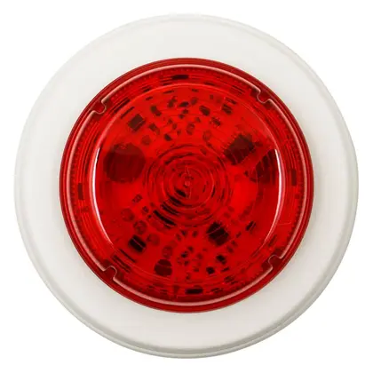 Eaton 811023FULL-0093 Solista Kırmızı Lens Beyaz Gövde Yangın Flaşörü