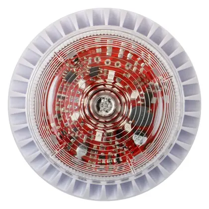 Eaton 8210125FULL-0007X RoLP Şeffaf Lens Amber Flaş Derin Taban Yangın Sireni / Flaşör