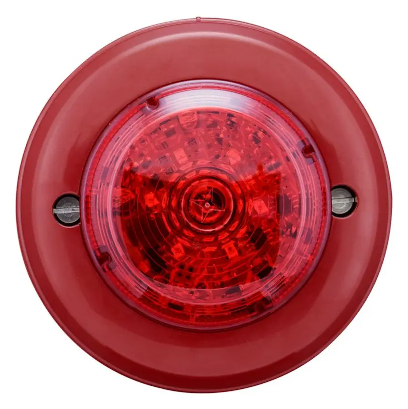 Eaton 8310112FULL-0011 Squashni Kırmızı Lens Kırmızı Gövde Sirenli / Flaşörlü Dedektör Tabanı