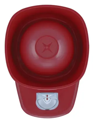 Eaton 8500045FULL-0045X Symphoni LX Kırmızı Flaş Kırmızı Gövde Yangın Sireni / Flaşör