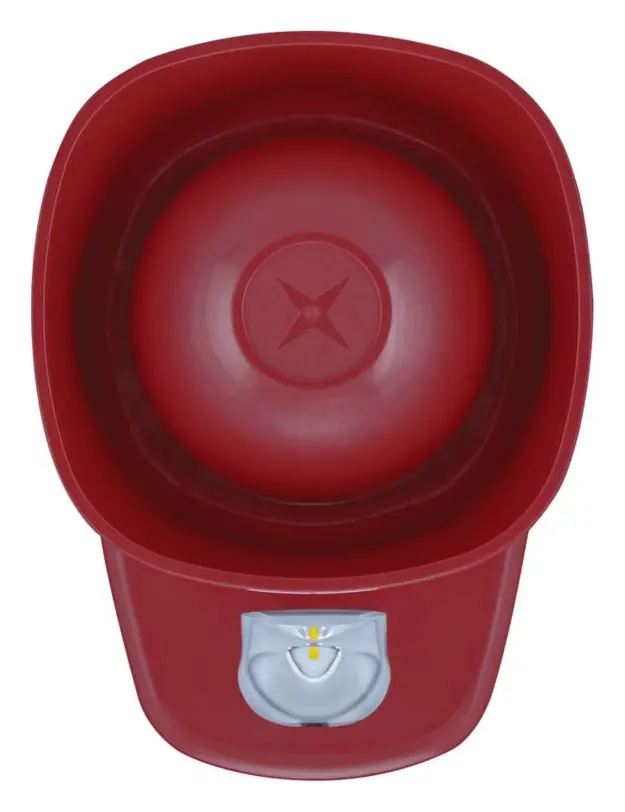 Eaton 8500053FULL-0227X Symphoni LX Beyaz Flaş Kırmızı Gövde Yangın Sireni / Flaşör