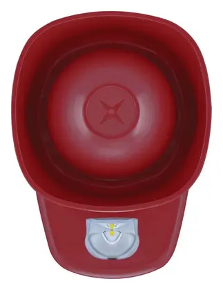 Eaton 8500073FULL-0073X Symphoni LX Beyaz Flaş Kırmızı Gövde Yangın Sireni / Flaşör