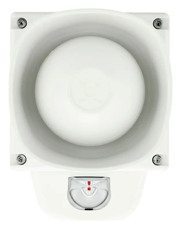 Eaton 8500079FULL-0079X Symphoni LX Dış Ortam Kırmızı Flaş Yangın Sireni / Flaşör