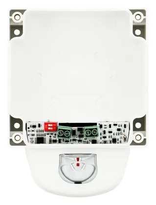 Eaton 8500099FULL-0099X Symphoni LX Kırmızı Flaş Beyaz Gövde Sirenli / Flaşörlü Dedektör Tabanı