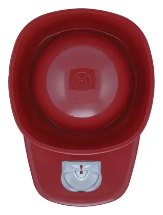 Eaton 850129FULL-0278X Symphoni LX Kırmızı Flaş Kırmızı Gövde Yangın Sireni / Flaşör