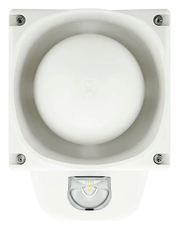 Eaton 850130FULL-0279X Symphoni LX Dış Ortam Beyaz Flaş Yangın Sireni / Flaşör