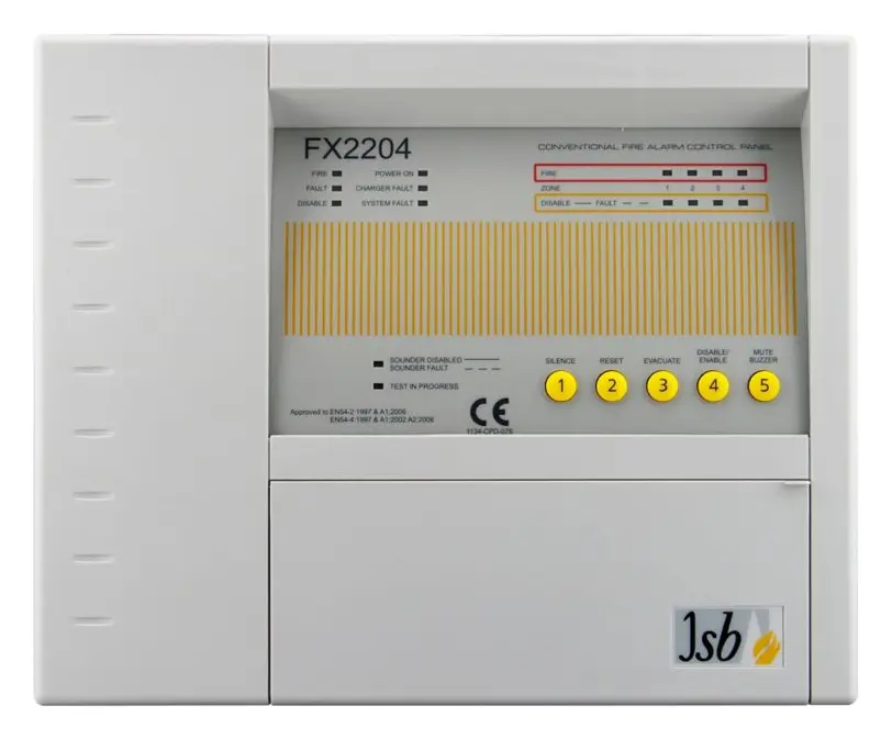 Eaton FX2204CPD 4 Bölge Konvansiyonel Yangın Alarm Paneli