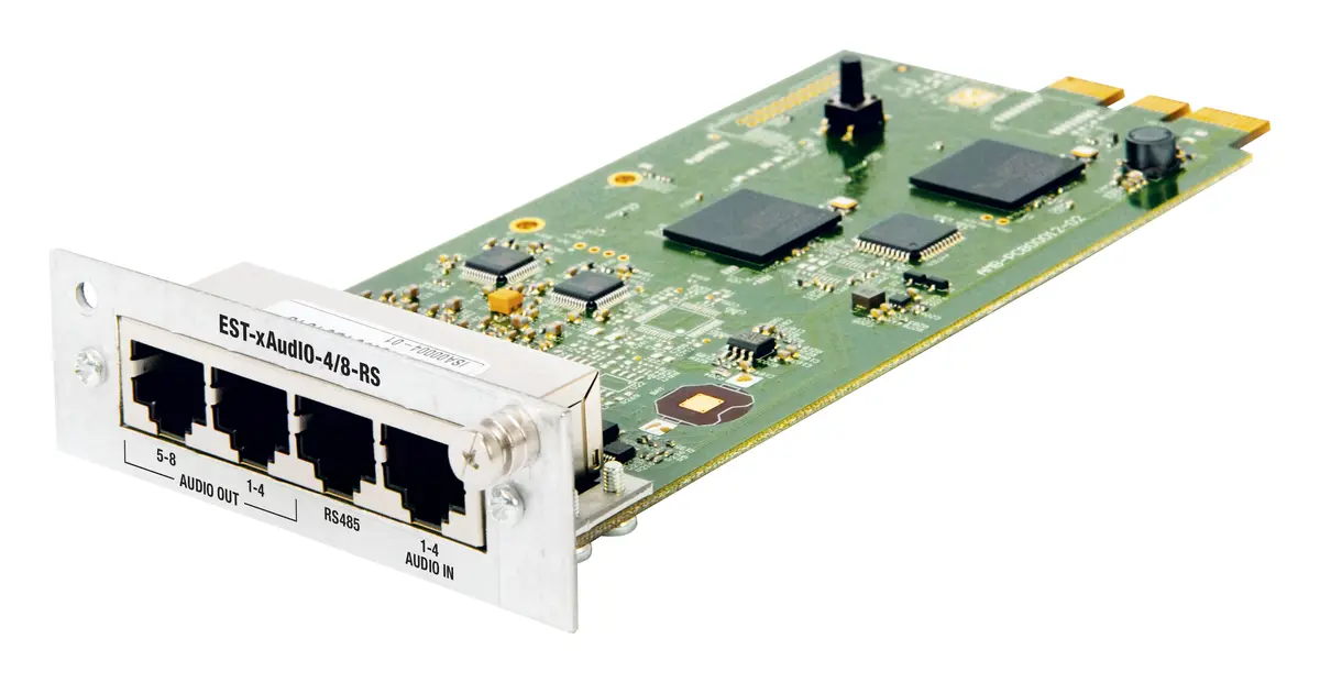 Edwards EST-XAUDIO-4/8-RS Acil Anons Genişleme Kartı