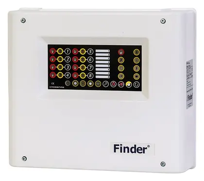 Finder FF CF108 8 Bölgeli Konvansiyonel Yangın Alarm Paneli