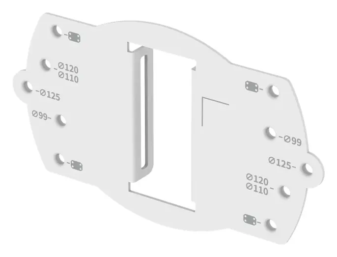 Hanwha Vision SBD-140PMB Direk Montaj Aparatı