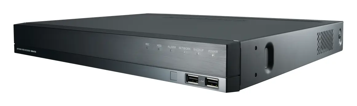 Hanwha Vision SRN-873S 8 Kanal PoE NVR Kayıt Cihazı