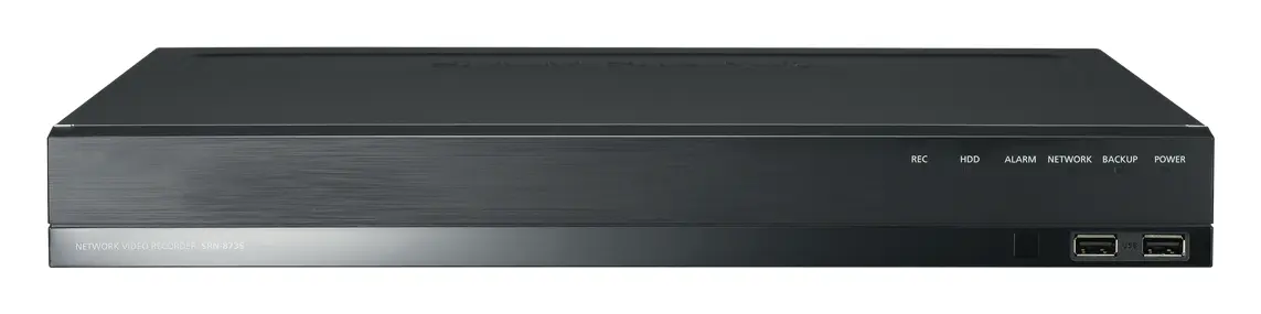 Hanwha Vision SRN-873S 8 Kanal PoE NVR Kayıt Cihazı — görsel 2