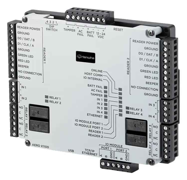 Hanwha Vision X1100 Geçiş Kontrol Paneli — görsel 2