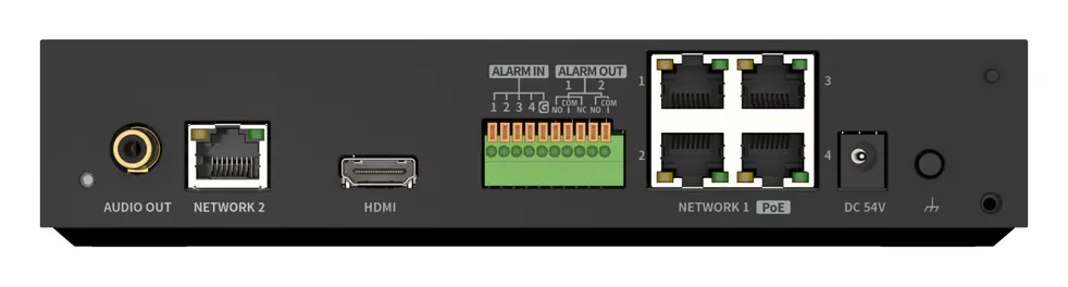 Hanwha Vision XRN-426S-2T 4 Kanal PoE AI NVR Kayıt Cihazı — görsel 4