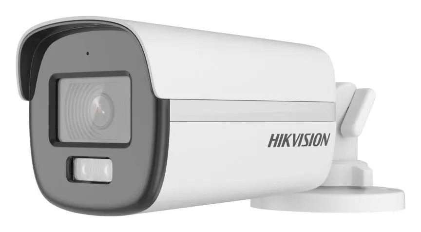 Hikvision DS-2CE12DF0T-LFS 2 MP ColorVu Smart Hybrid Light Analog HD Bullet Kamera