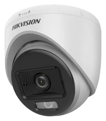 Hikvision DS-2CE70KF0T-LPFS ColorVu Smart Hybrid Light Analog HD Turret Kamera