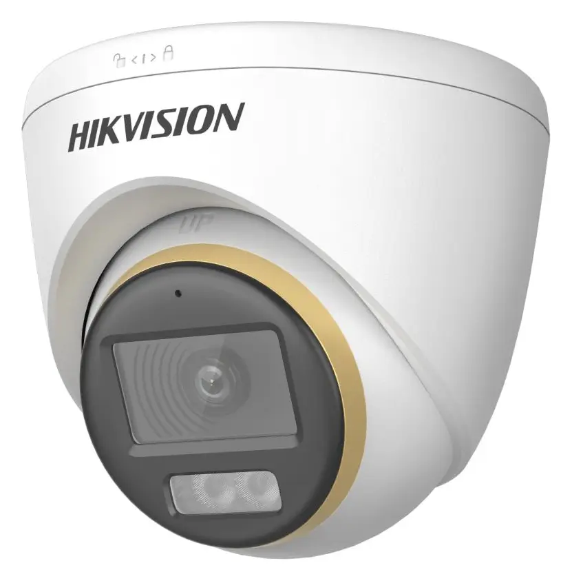 Hikvision DS-2CE72DF3T-LSE 2 MP ColorVu Smart Hybrid Light Analog HD Turret Kamera