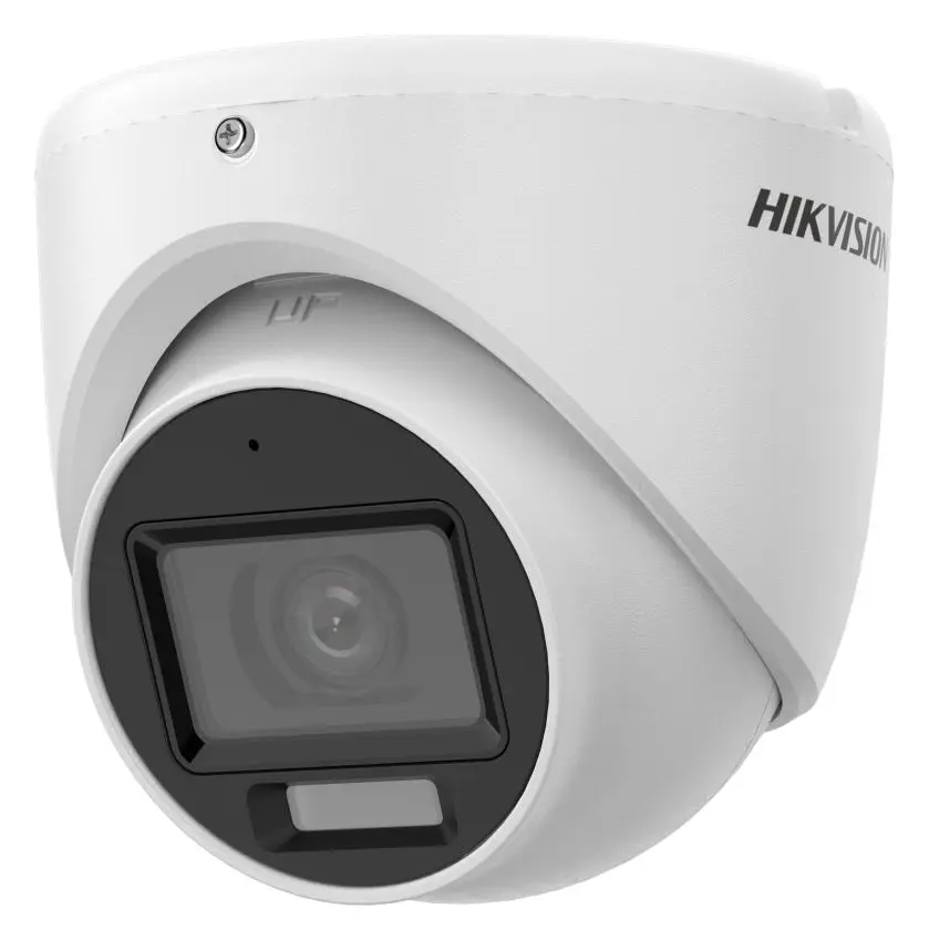 Hikvision DS-2CE76D0T-LMFS 2 MP Smart Hybrid Light Analog HD Turret Kamera