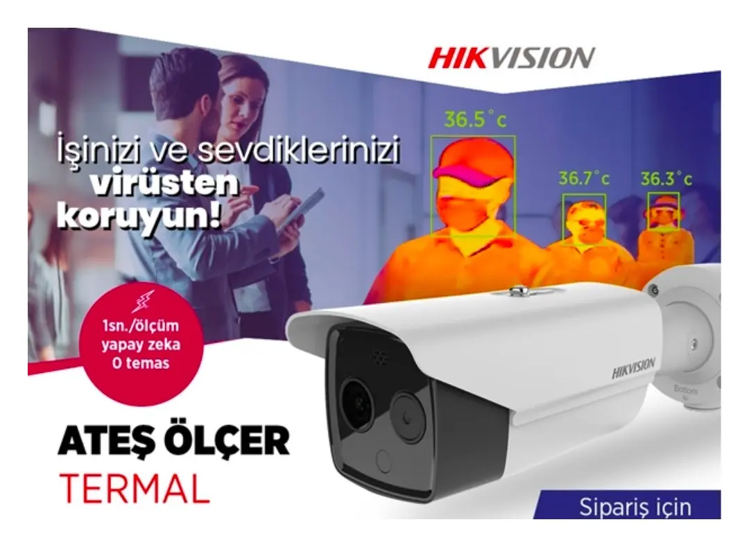 Hikvision DS-2TD2617B-6/PA IP Termal Kamera Termografik Isı Ölçerli
