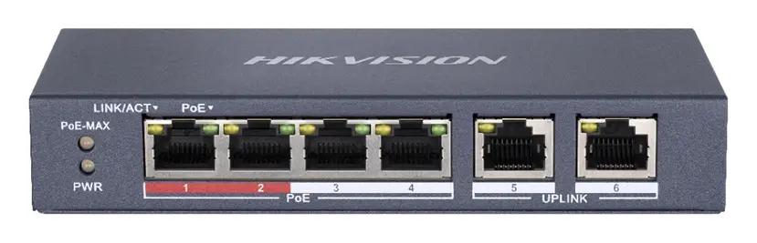 Hikvision DS-3E0106P-E/M 4 Port PoE Switch — görsel 2