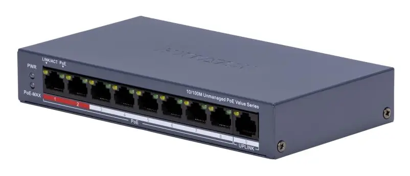 Hikvision DS-3E0109P-E/M(C) 8 Port PoE Switch — görsel 5