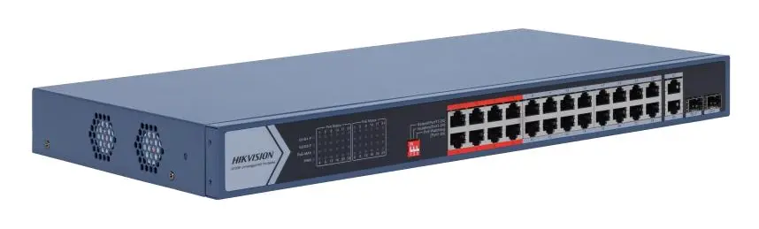 Hikvision DS-3E0326P-E(D) 24 Port PoE Switch — görsel 3