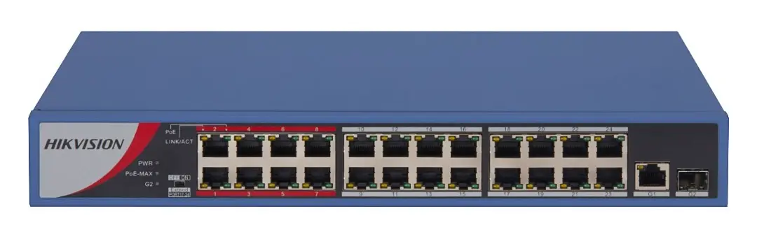 Hikvision DS-3E0326P-E/M(B) 24 Port PoE Switch