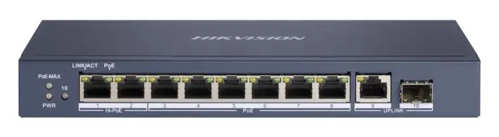 Hikvision DS-3E0510HP-E 8 Port Gigabit PoE Switch