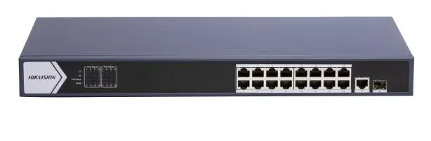 Hikvision DS-3E0518P-E (B) 16 Port Gigabit PoE Switch