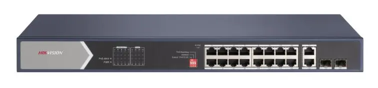 Hikvision DS-3E0520HP-E 16 Port Gigabit PoE Switch