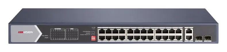Hikvision DS-3E0528HP-E 24 Port Gigabit PoE Switch — görsel 2