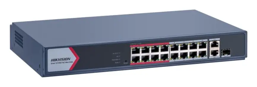 Hikvision DS-3E1318P-EI/M 16 Port PoE Switch