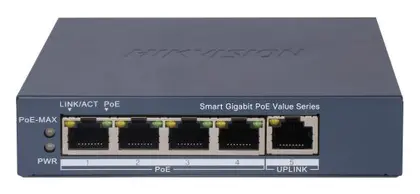 Hikvision DS-3E1505P-EI/M 4 Port Gigabit PoE Switch
