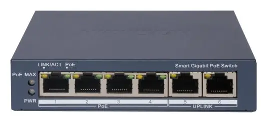 Hikvision DS-3E1506P-EI 4 Port Gigabit PoE Switch