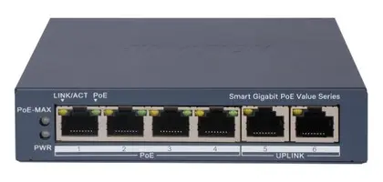 Hikvision DS-3E1506P-EI/M 4 Port Gigabit PoE Switch