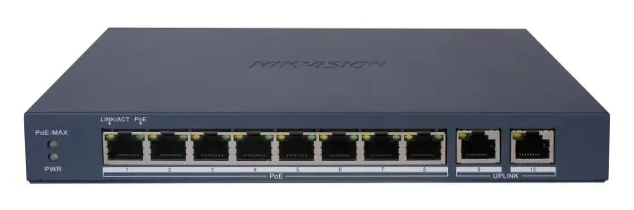 Hikvision DS-3E1510P-EI/M (B) 8 Port Gigabit PoE Switch