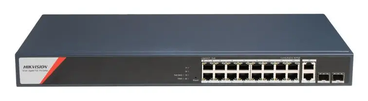 Hikvision DS-3E1520HP-SI-16P2T2F 16 Port Gigabit PoE Switch