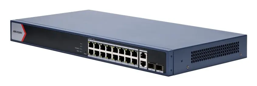 Hikvision DS-3E1520P-EI/M 16 Port Gigabit PoE Switch — görsel 4
