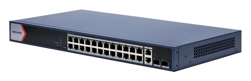 Hikvision DS-3E1528P-EI 24 Port Gigabit PoE Switch — görsel 4
