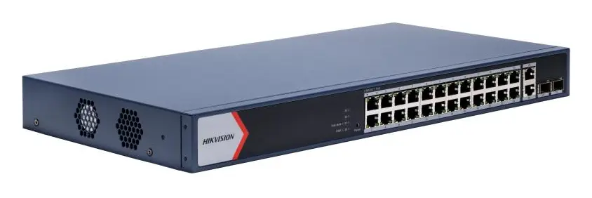 Hikvision DS-3E1528P-EI/M 24 Port Gigabit PoE Switch — görsel 2