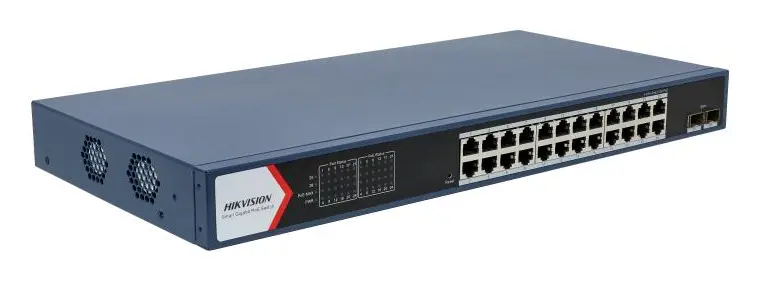 Hikvision DS-3E1726HP-EI 24 Port Gigabit PoE Switch — görsel 3