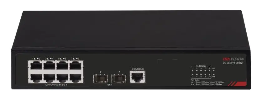 Hikvision DS-3E2510-SI-8T2F Network Switch