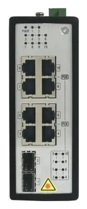 Hikvision DS-3T0510P 8 Port Gigabit PoE Endüstriyel Switch